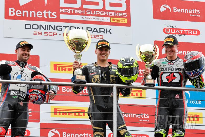 Donington Park, 2023, Podium 2, Ryde, Haslam Iddon, Showdown